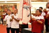 Ahmad Rusdhie, resmi dilantik menjadi Ketua Pengprov ORADO Kalteng, periode 2026-2030 di DUTA MALL Palangka Raya Senin (16/04).