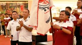 Ahmad Rusdhie, resmi dilantik menjadi Ketua Pengprov ORADO Kalteng, periode 2026-2030 di DUTA MALL Palangka Raya Senin (16/04).