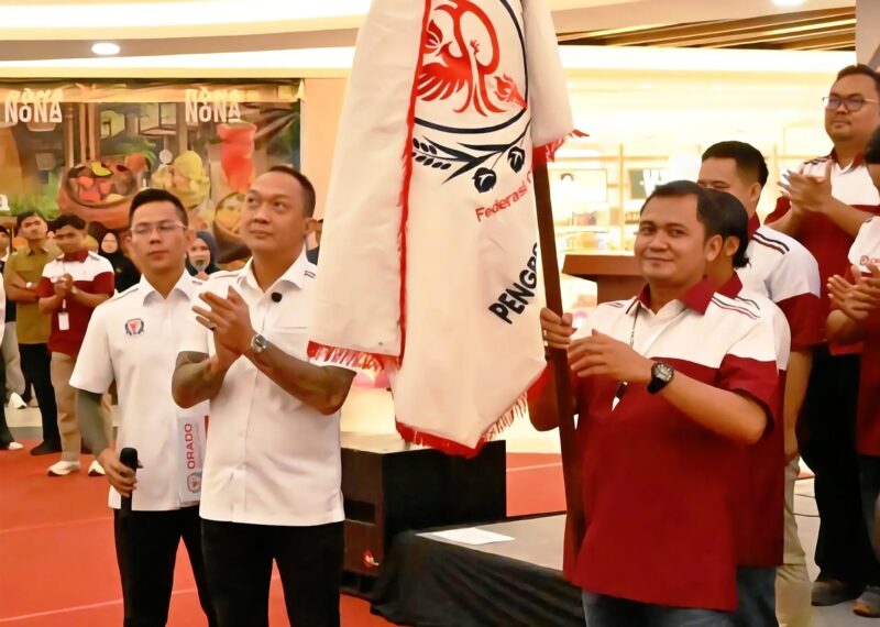 Ahmad Rusdhie, resmi dilantik menjadi Ketua Pengprov ORADO Kalteng, periode 2026-2030 di DUTA MALL Palangka Raya Senin (16/04).