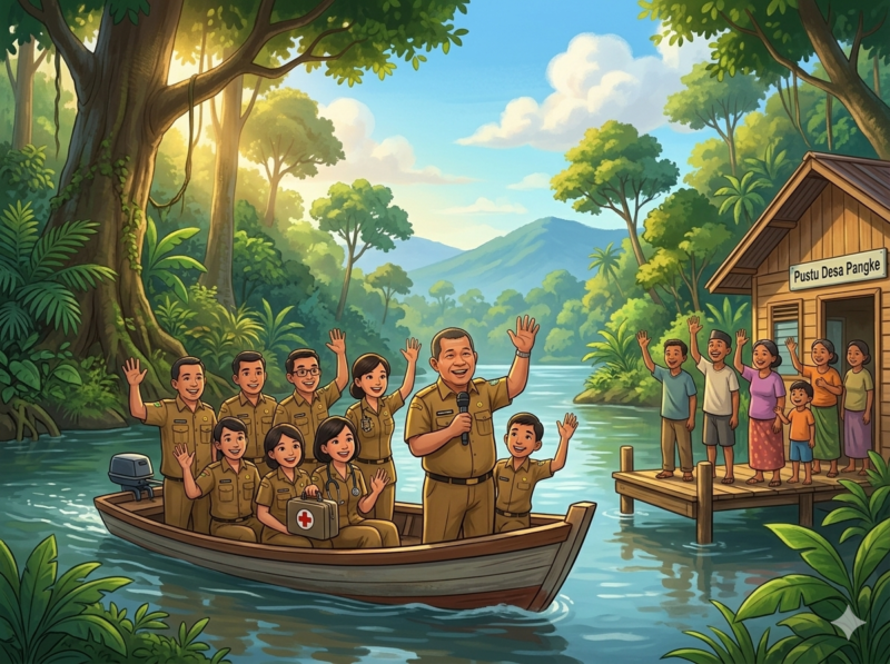 Dinas Kesehatan Seruyan  telah mengaktifkan Puskesmas Keliling (Pusling) dan program Pelayanan Kesehatan Bergerak (PKB) juga diterjunkan secara berkala. (Foto : Ilustrasi)