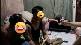 Camat Seruyan Hilir Timur (SHT), UTD, bersama rekannya, AT, (ASN Dinas Kehutanan saat digerebek langsung oleh Kapolres Seruyan AKBP Beddy Suwendi yang tengah asyik berpesta sabu di Kuala Pembuang, Selasa (19/5) sekitar pukul 19.00 WIB. (Foto Tangkapan Layar)