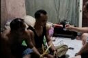 Camat Seruyan Hilir Timur (SHT), Ustadin Antoni  bersama rekannya, Amat, (ASN Dinas Kehutanan saat digerebek langsung oleh Kapolres Seruyan AKBP Beddy Suwendi yang tengah asyik berpesta sabu di Kuala Pembuang, Selasa (19/5) sekitar pukul 19.00 WIB. ( Foto Tangkapan Layar)