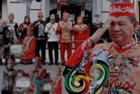 Upacara Peringatan Hari Jadi ke-69 Provinsi Kalimantan Tengah Berlangsung Khidmat di Kabupaten Seruyan, Senin (25/5).