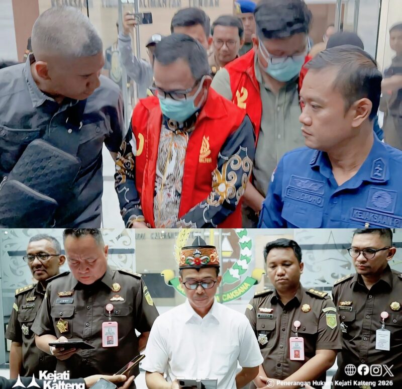 Kejaksaan Tinggi Kalimantan Tengah tetapkan lima tersangka korupsi penjualan zirkon PT KBM, di Palangka Raya Selasa (26/5). (Foto Dokumentasi Kejati Kalteng)