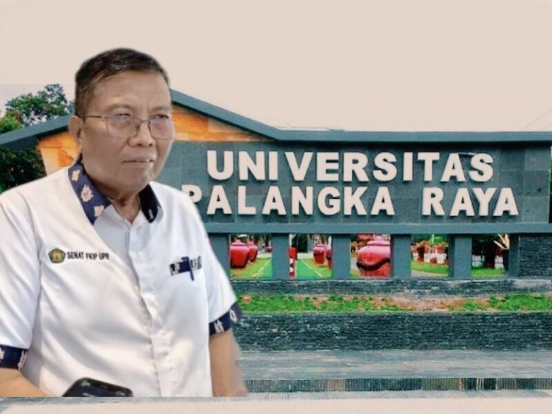 Ketua Panitia Pemilihan Rektor Universitas Palangka Raya periode 2026-2030 Joni Bungai. (Foto Humas UPR)